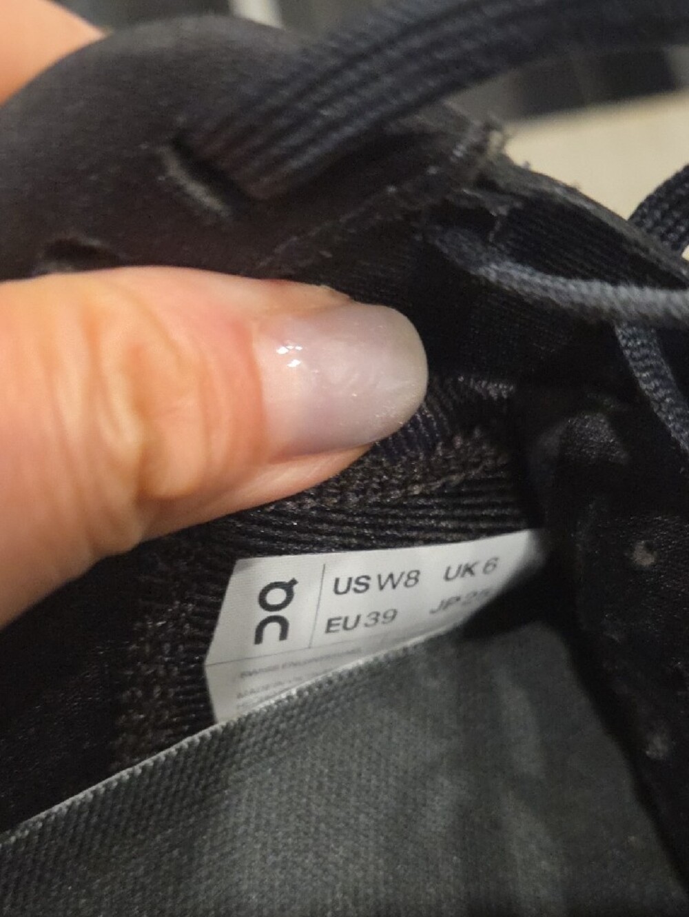 On Running Women's Black Cloudflow 4 Sneakers - Picture 5 of 6
